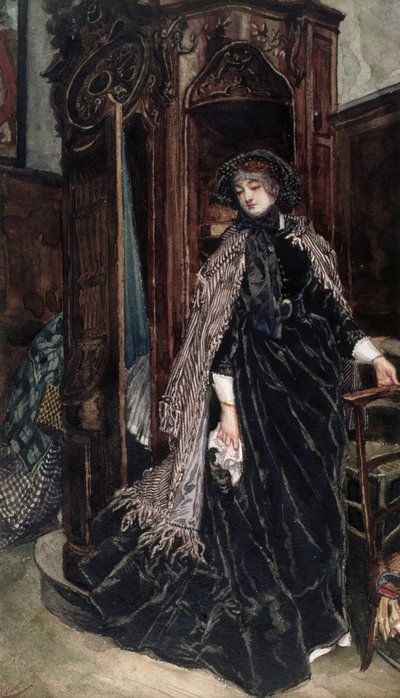 The Confessional, 1867 by James Jacques Joseph Tissot
